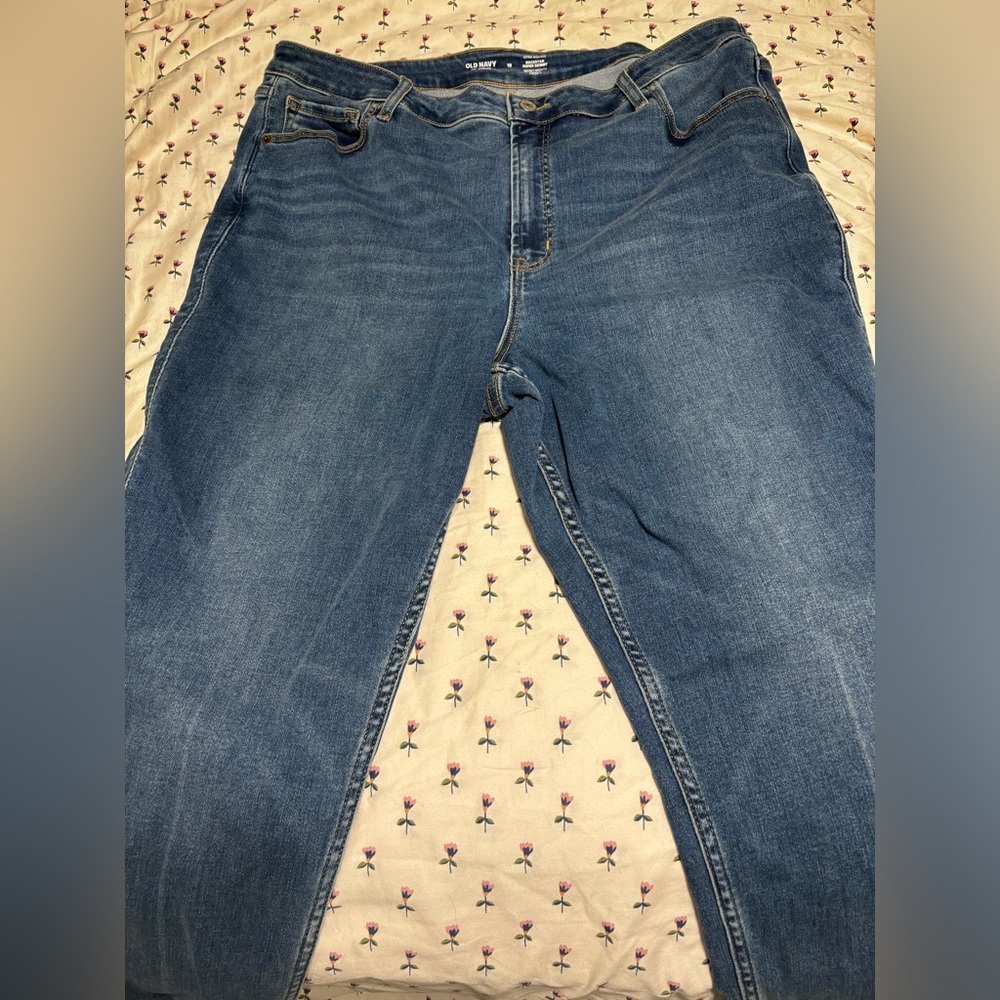 old navy high rise jeans | stretch | ankle
